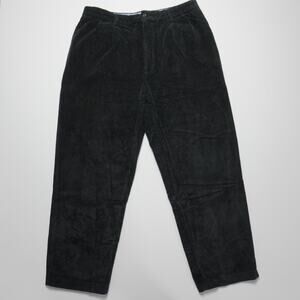 Vintage Y2K Tommy Hilfiger Golf Pants 36x32 Black Corduroy Cotton Men's Classic